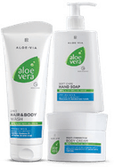 Подаръкът за 7-ия месец: Aloe Via измиващ гел 2 в 1, сапун и крем за тяло