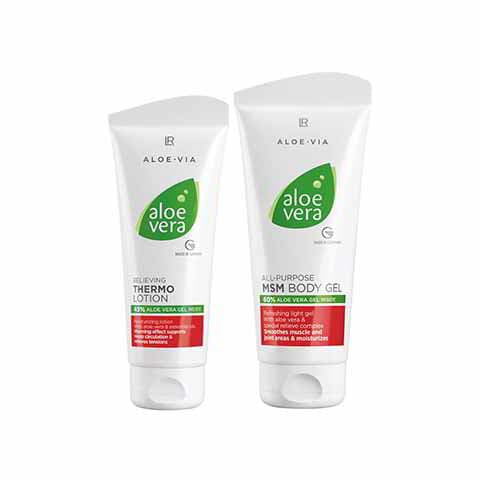 Aloe Vera комплект: MSM гел за тяло и термолосион