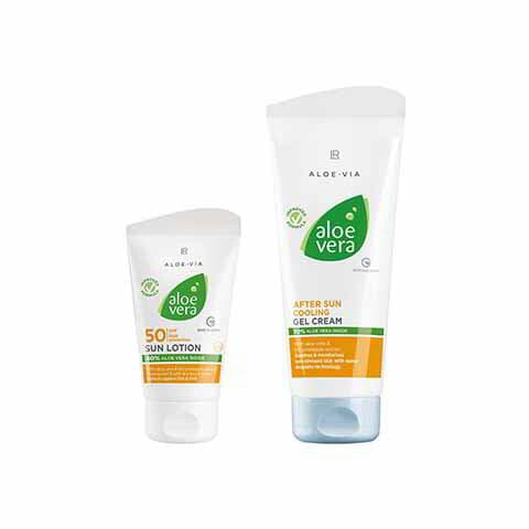 Aloe Vera Слънцезащитен комплект за светла, чувствителна кожа