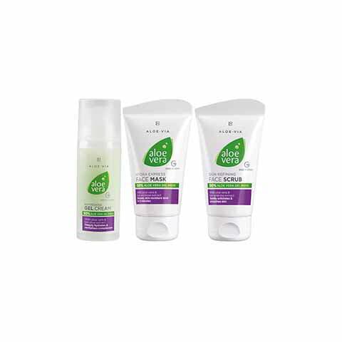 Освежаващ и Хидратиращ Комплект за Лице Aloe Vera