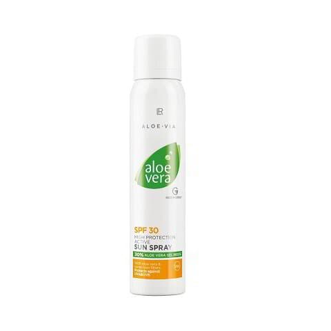 Слънцезащитен Спрей, фактор 30 за хора с тен, Aloe Vera
